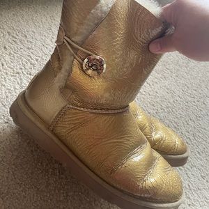 UGG Australia gold rain boots ☔️